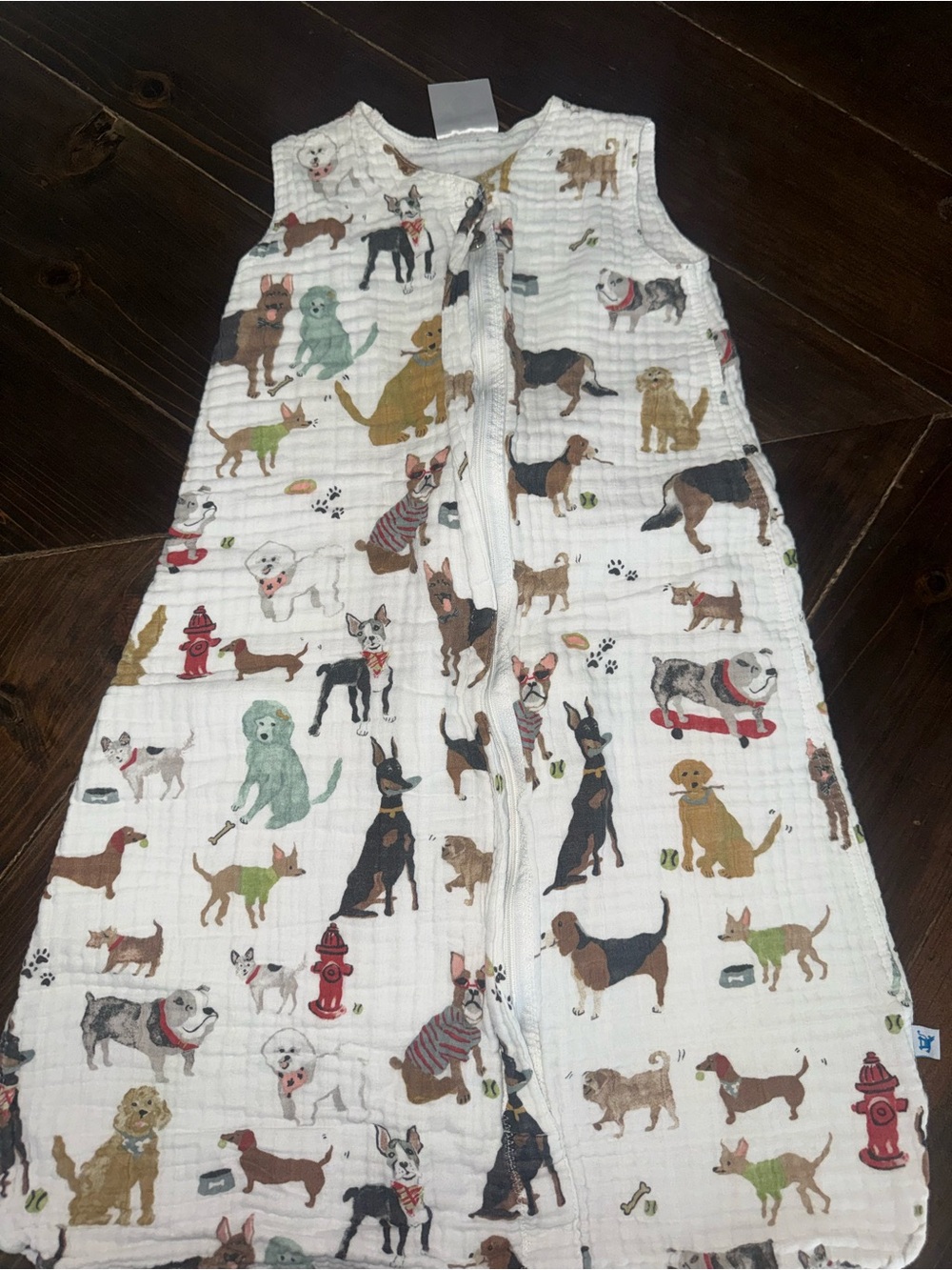 Little Unicorn Muslin Dog Sleep Sack Size M